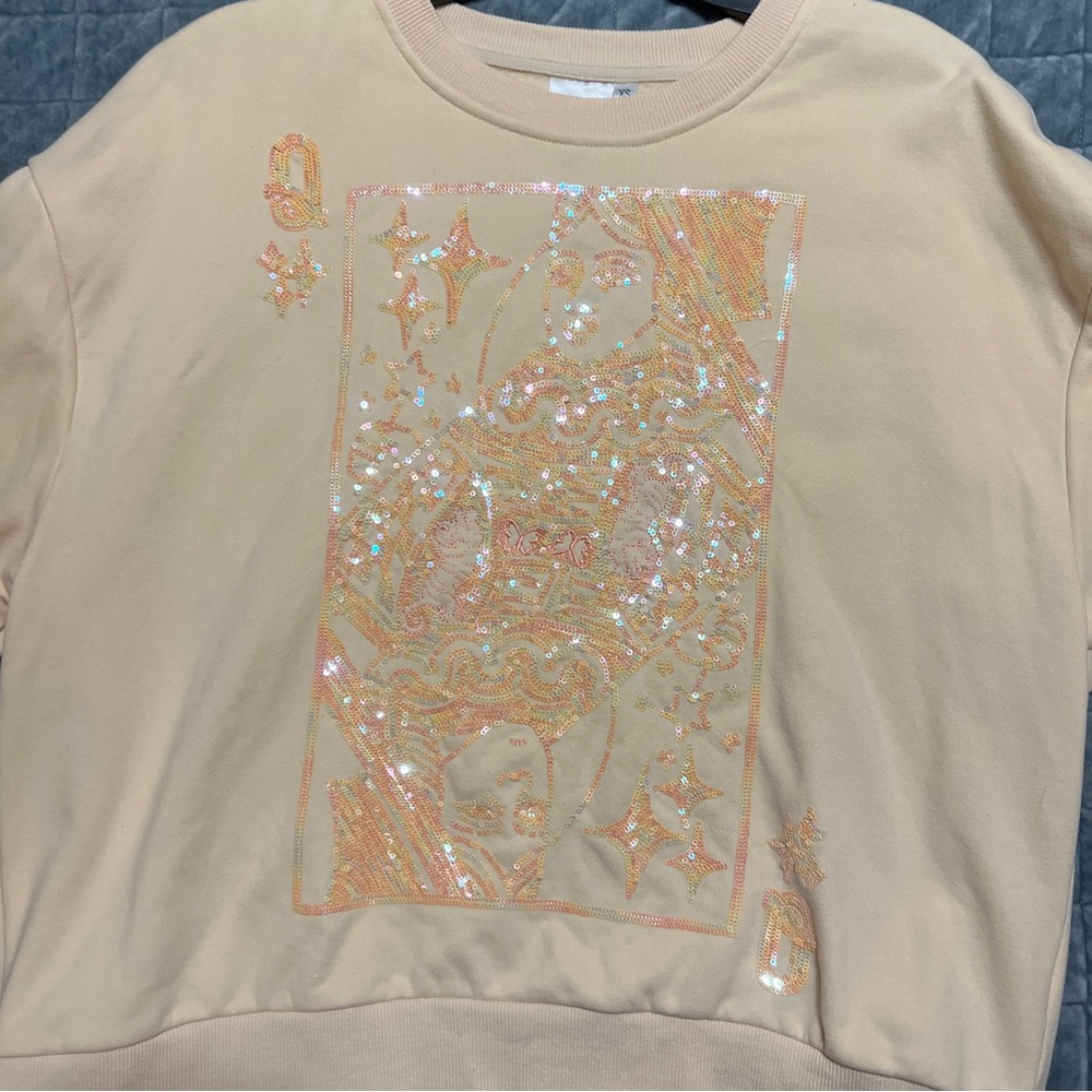Queen of Sparkles Queen sweatshirt XS